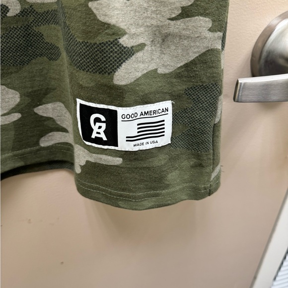 Good American size 2/3 medium/large t-shirt dress camouflage print - Picture 4 of 5